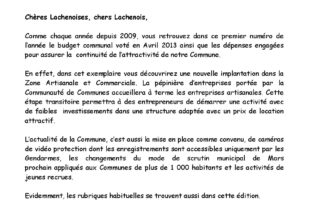 La Nouvelle Lachenoise Février 2014 – N°25