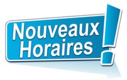modification horaires