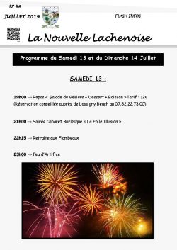 N°46 FLAH INFO JUILLET 2019