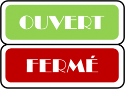 ouvert ferme