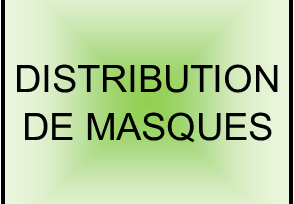 DISTRIBUTION DE MASQUES