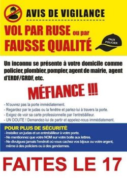 tract faux démarcheurs vigilance