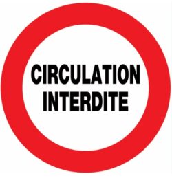 circulation interdite
