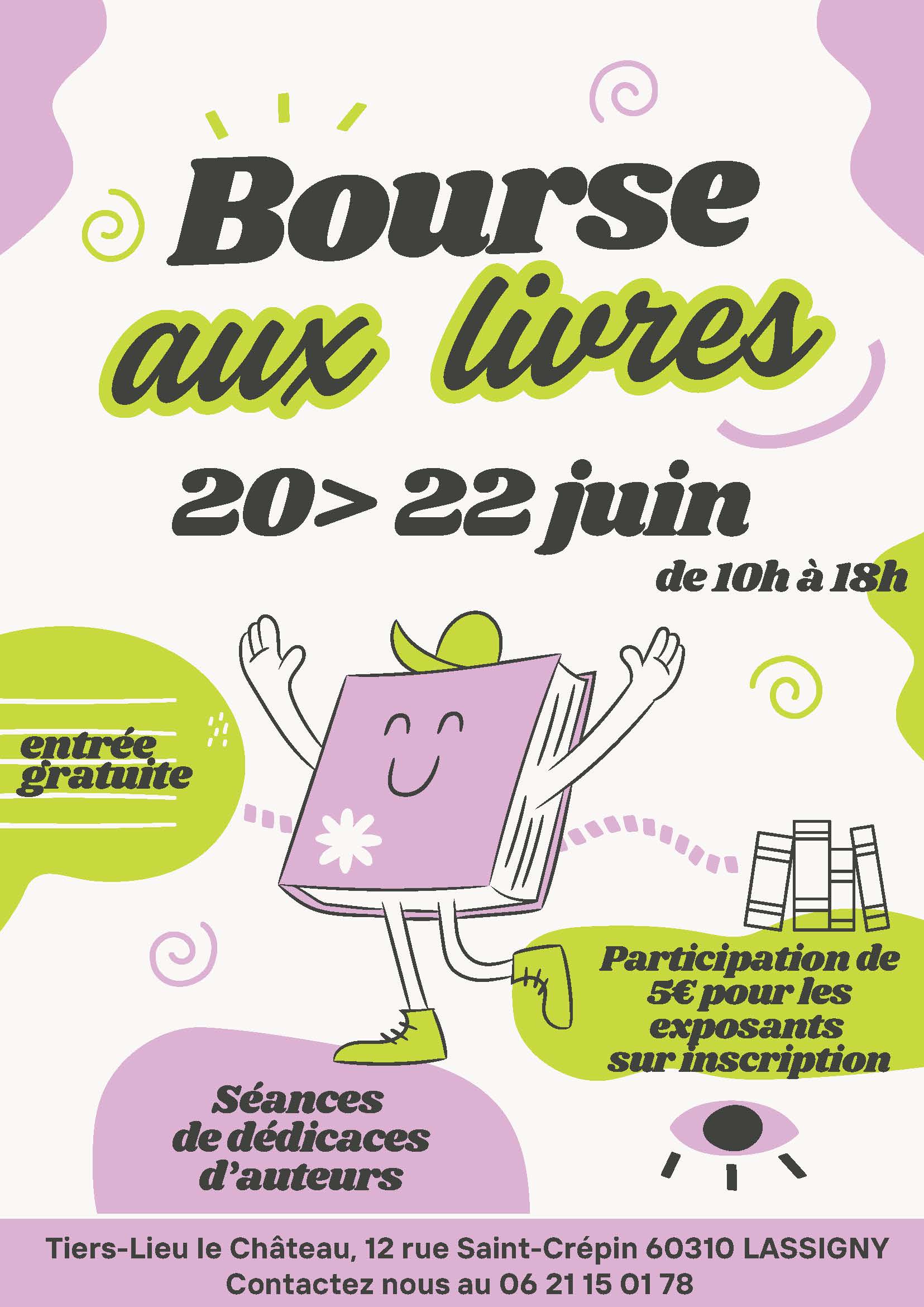 Bourse aux livres le chateau 20 au 22 juin 2025