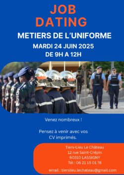 JOB DATING métiers de l'uniforme 24 juin 2025