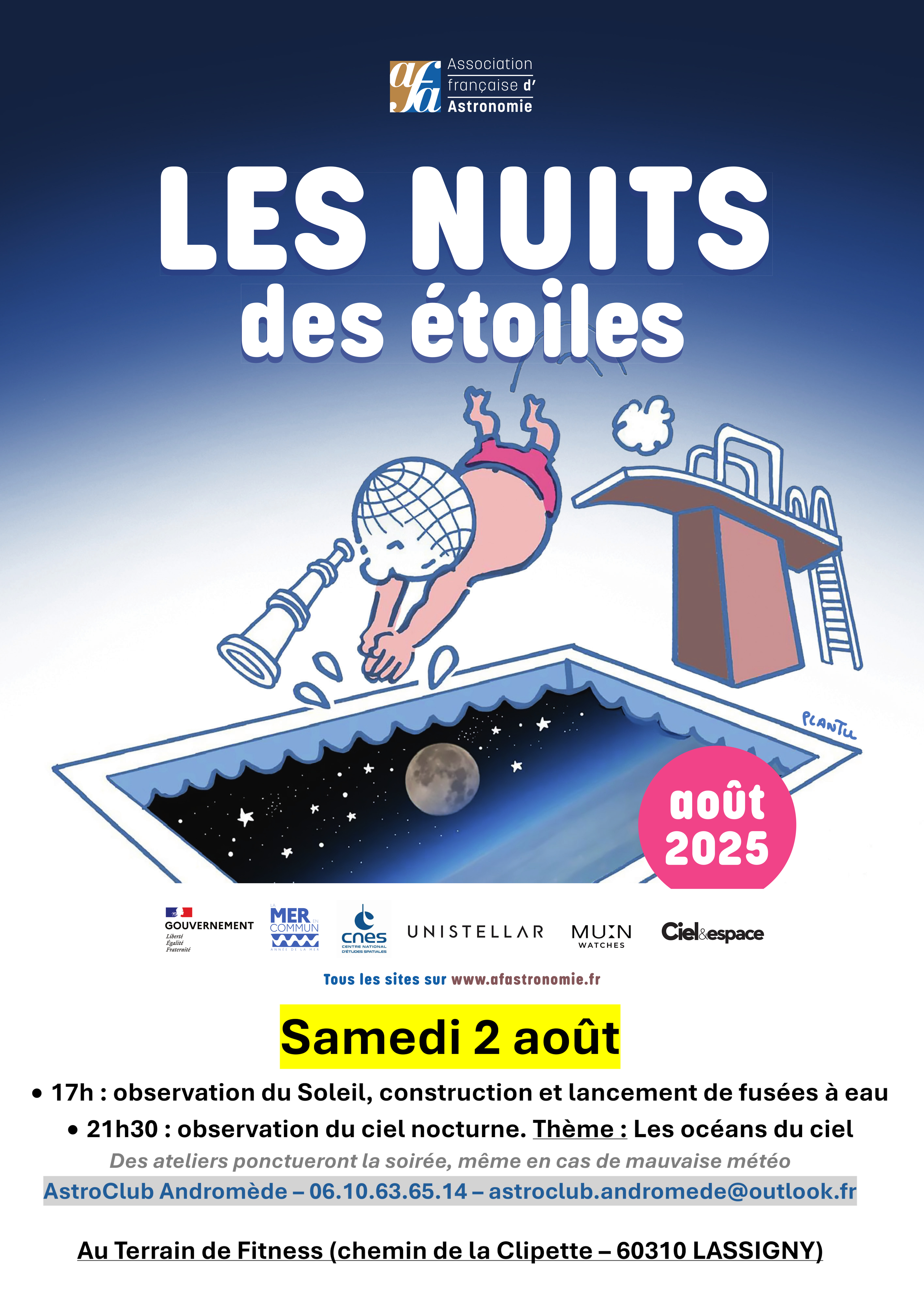 Nuit des étoiles été 2025