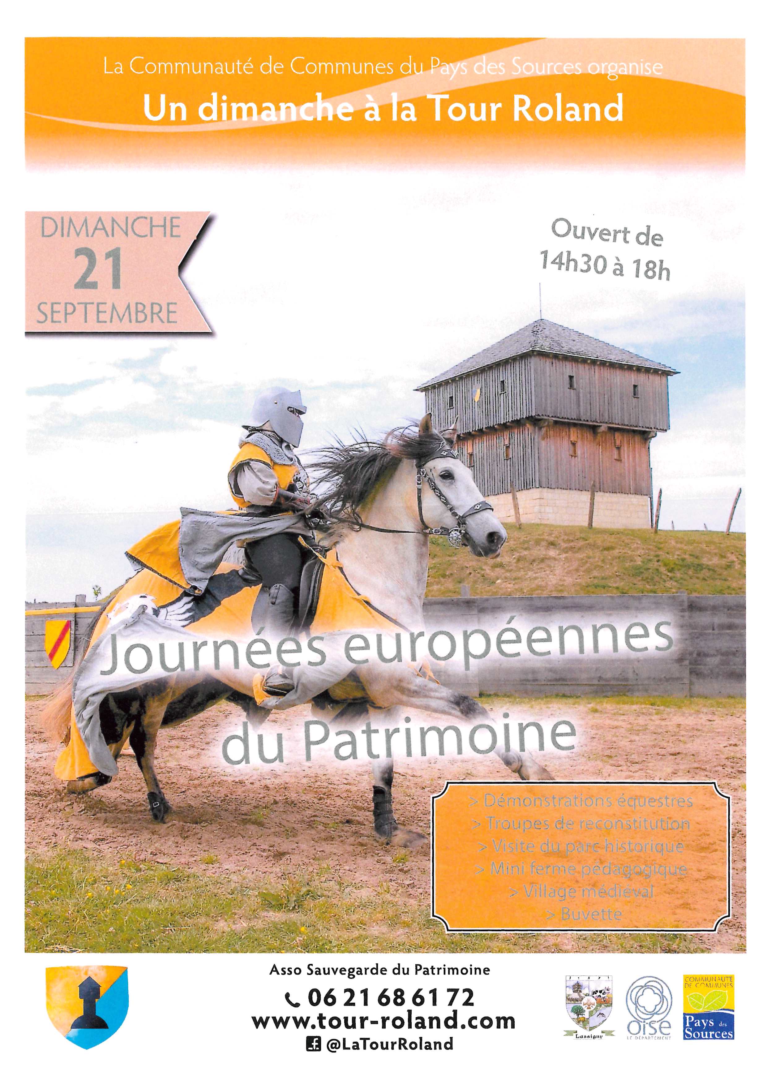Journées du patrimoine tour roland 21 sept 2025